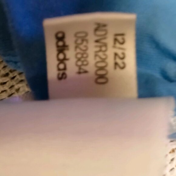 Adidas Logo Tee Golf Short Sleeve Cotton Shirt Mens Sz M Blue Style #ADVR2000 - Picture 7 of 14